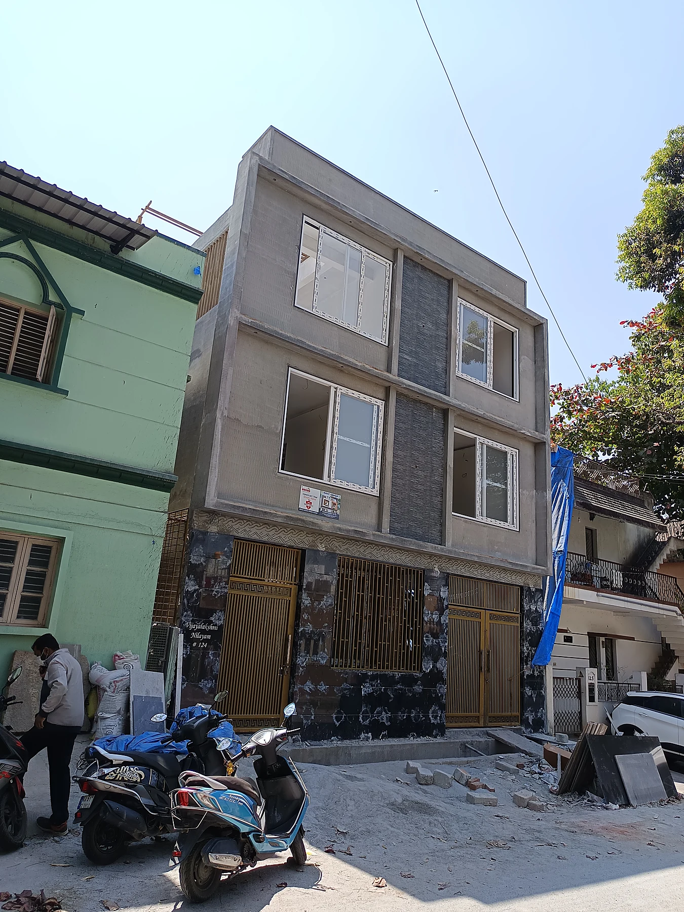 Residential house construction — original Kumud photograph