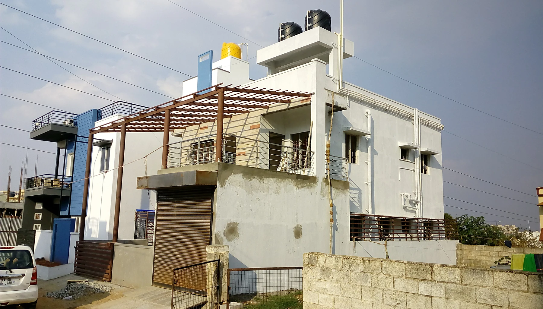 Residential building at Hebbal — original Kumud photograph
