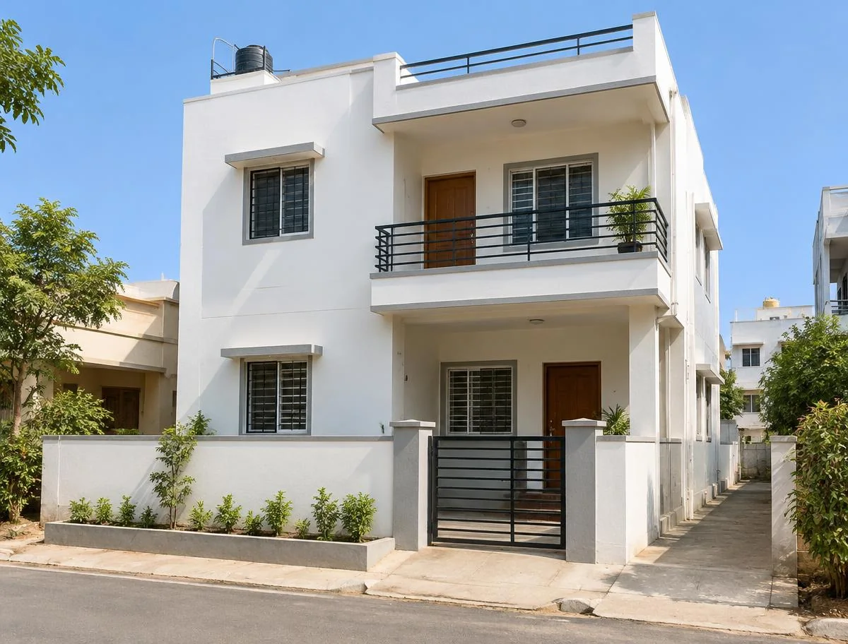 Essential home design with a simple facade and practical layout