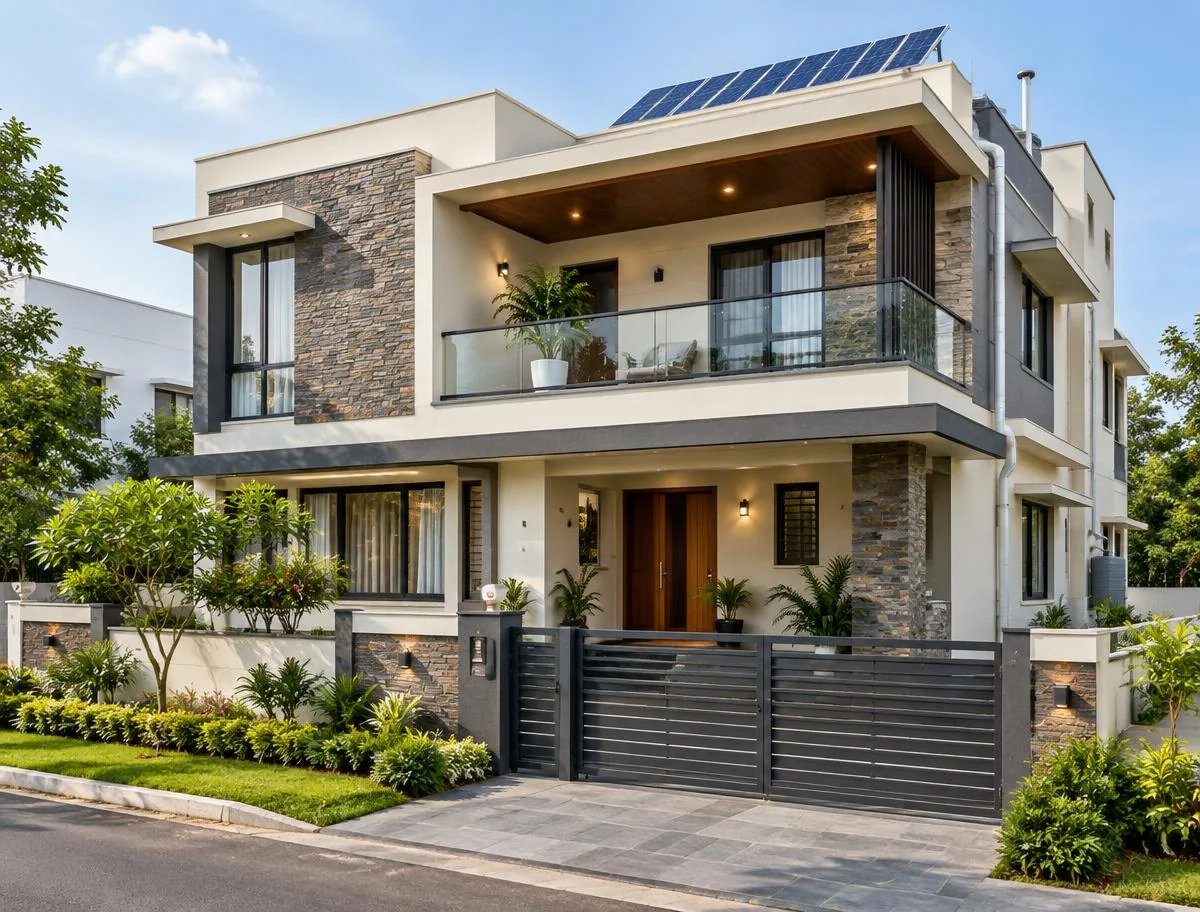 Signature home design with coordinated facade details and a finished frontage